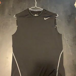 Mens Nike pro combat fitted dri fit sleeveless top